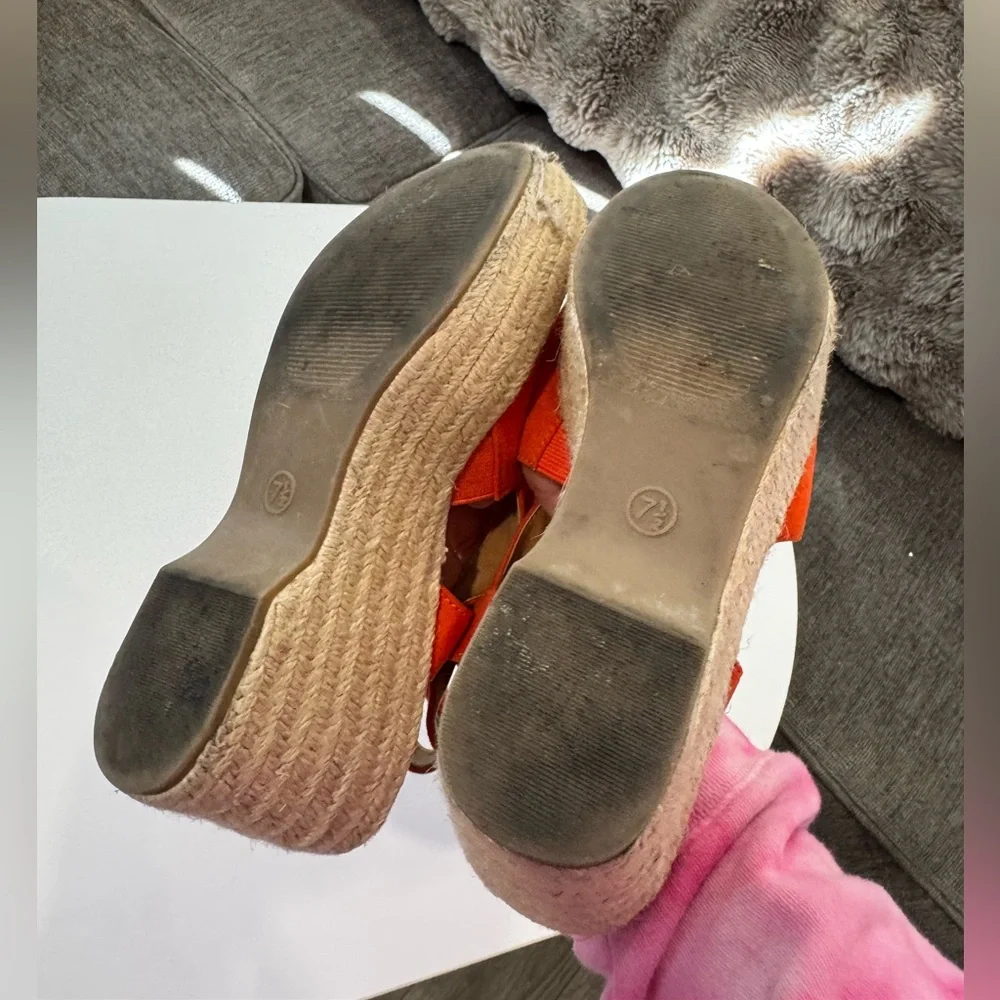 BUNDLE 2 ITEMS FOR $8✨  Universal Thread Women's Orange Espadrille Sandals